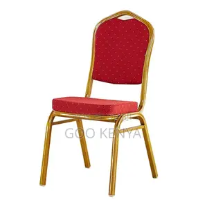 Event Chair; Durable Stackable Red Chairs for Banquets