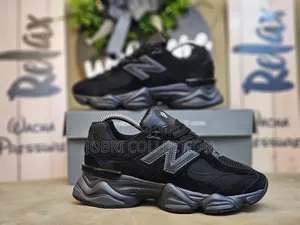 Designer New Balance 9060 Black Cat Sneakers