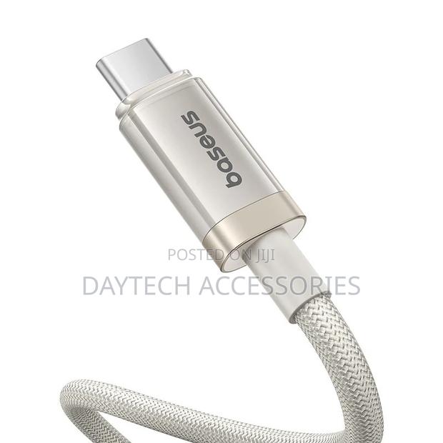 Baseus Titanium Alloy Fast Charging Cable Usb-C to Usb-C 100w 2m - thumbnail 2
