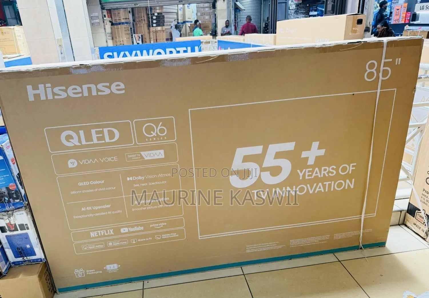 Hisense 85′′ 85q6q Qled Vidaa Smart