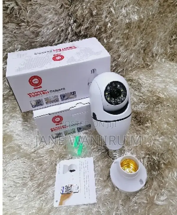 V380 Pro Single Lens Single Screen E27 Bulb Camera