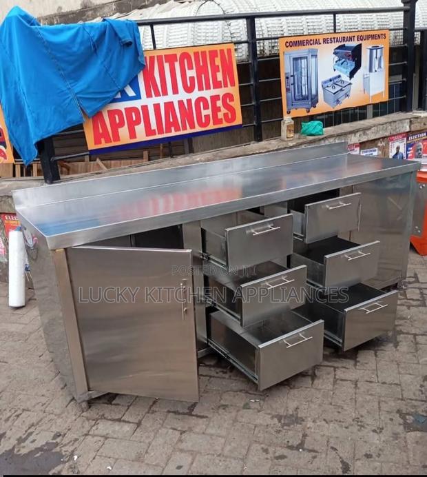 Stainless Steel Warking Top With Dwaws - main view