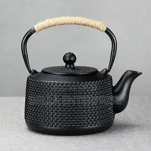 2.5ml Cast Iron Set Teapot With Strainer Net Filter