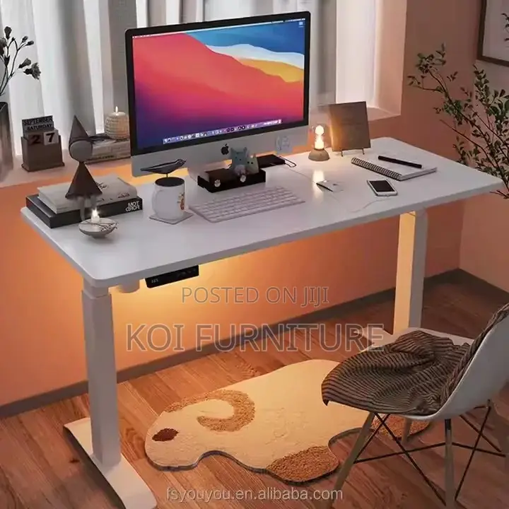 Office Desk; 1.2 Meter Standing Home Office Adjustable Electric Desk
