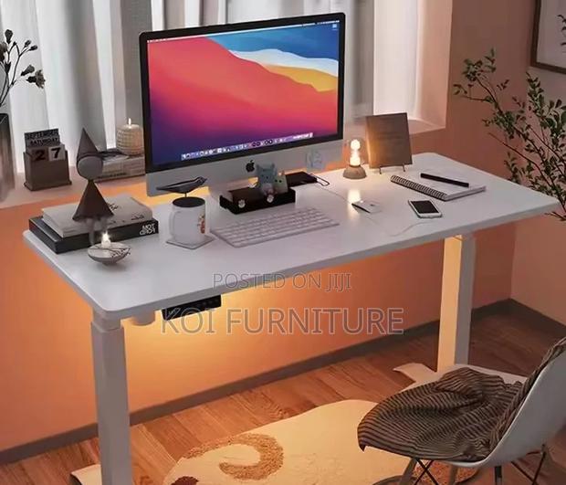 Office Desk; 1.2 Meter Standing Home Office Adjustable Electric Desk - thumbnail 3