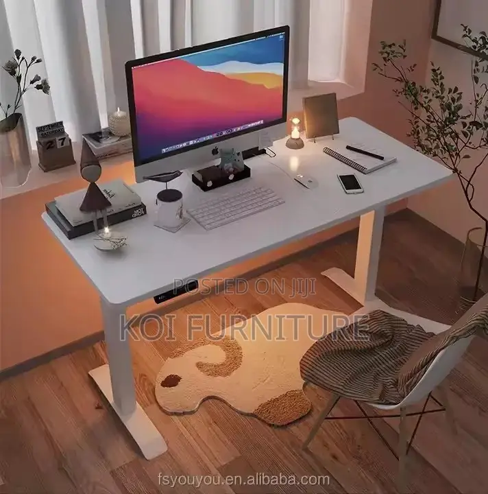 Office Desk; 1.2 Meter Standing Home Office Adjustable Electric Desk