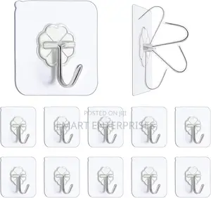 Premium Adhesive Hooks Kitchen Wall Hooks,Heavy Duty
