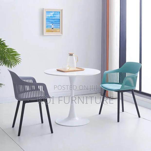 Coffee Table; Round Home Living Room Marble Coffee Table - thumbnail 5