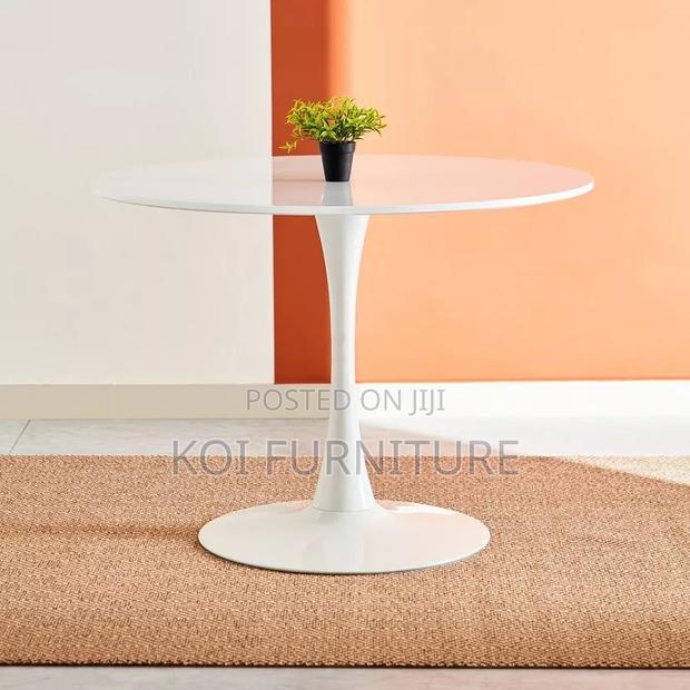 Coffee Table; Round Home Living Room Marble Coffee Table - thumbnail 8