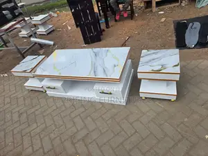 Coffee Table With 2 Stools