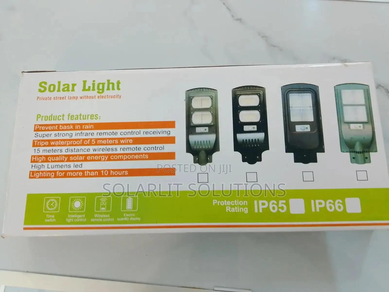 100w Solar Streetlights