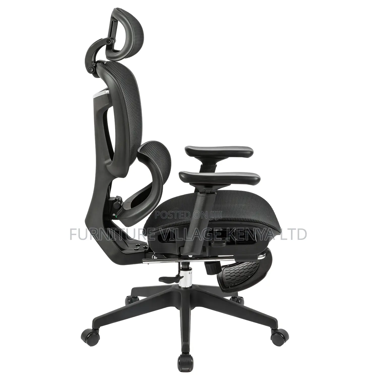 Mesh Ergonomic Home Chair With Footrest