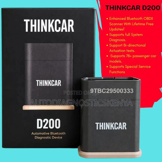 Thinkcar D200 Bt Obd-Ii Vehicle Diagnosis Vci Free Lifetime Software