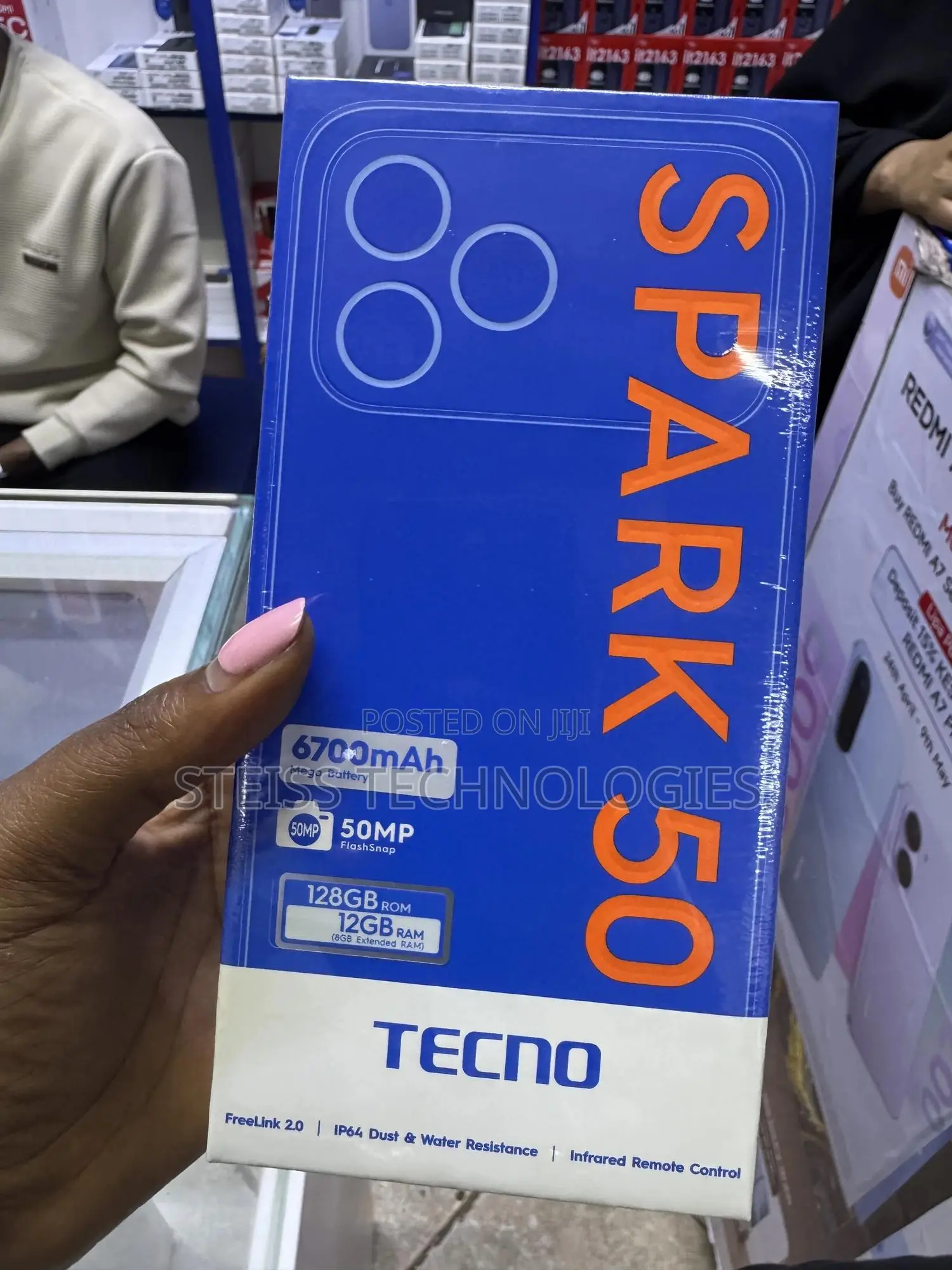 New Tecno Spark 50 128 GB Black