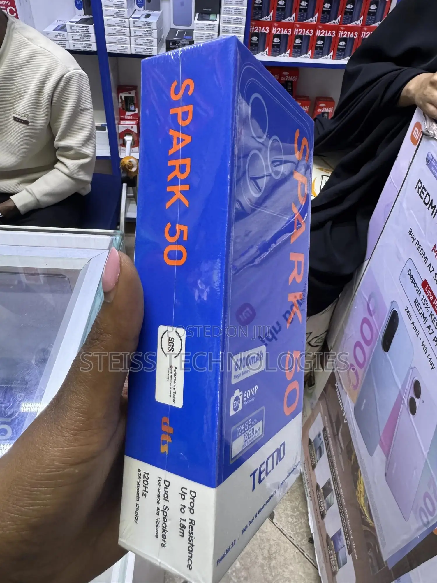 New Tecno Spark 50 128 GB Black