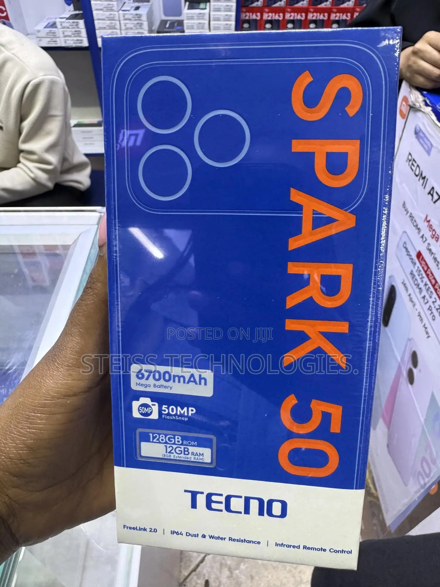 New Tecno Spark 50 128 GB Black