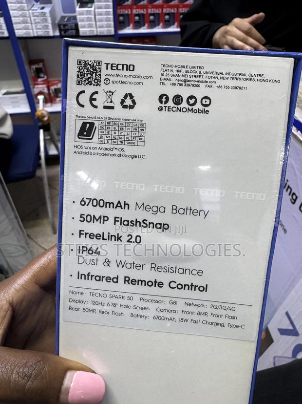 New Tecno Spark 50 128 GB Black - thumbnail 9