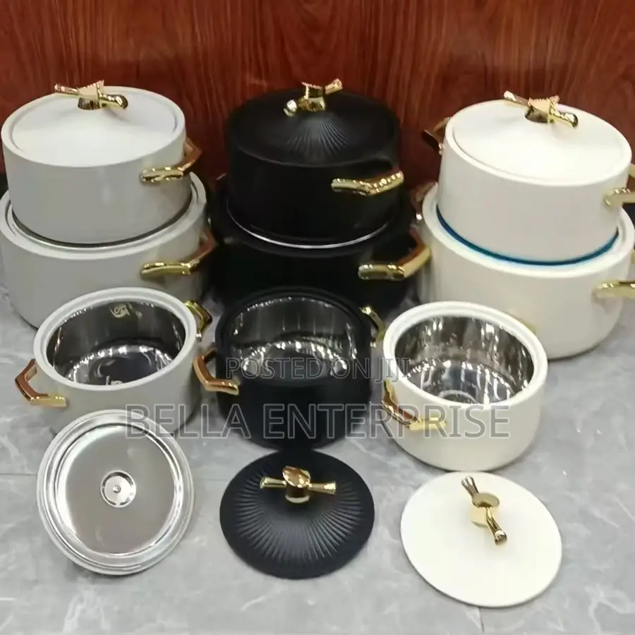 Luxury Food Warmer Set New Arrival Insulated 3set 1l 2.0l 3.5l