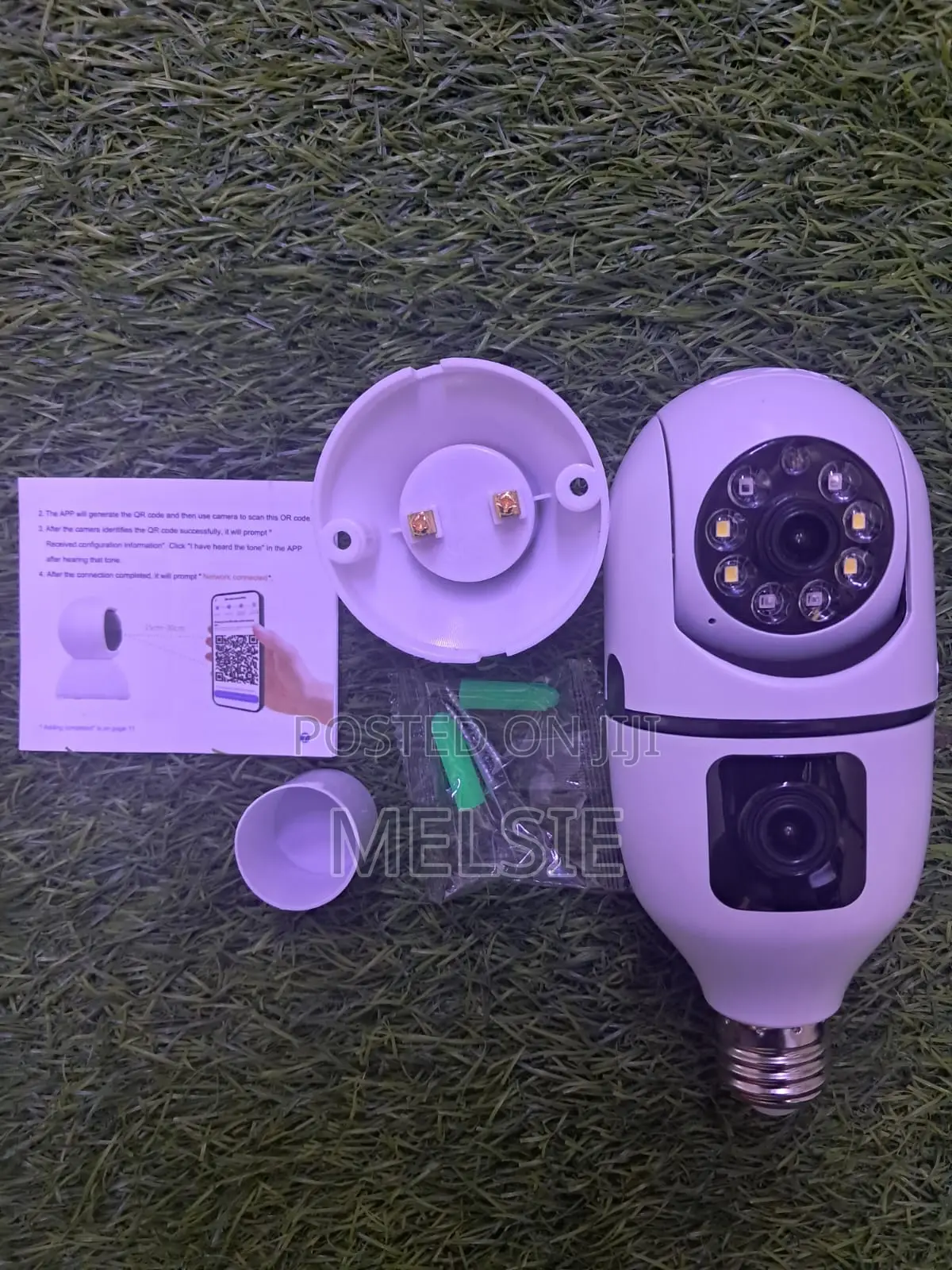 Hd Panoramic 360° Bulb Security Camera With App Control