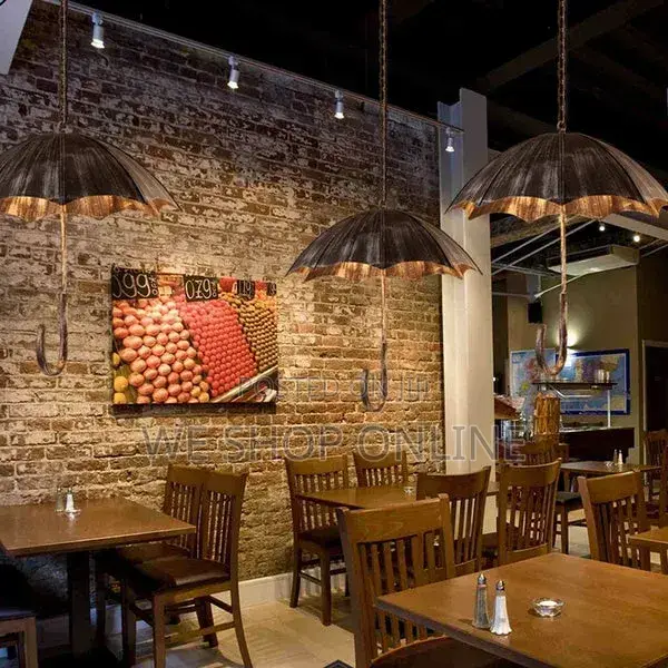 Retro Umbrella Shape Industrial Style