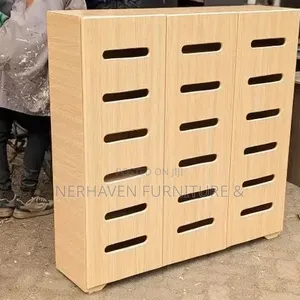 4 By 4 Ft Shoe Rack – Spacious Wooden Shoe Storage Cabinet