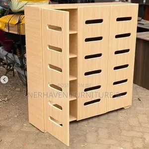 4 By 4 Ft Shoe Rack – Spacious Wooden Shoe Storage Cabinet