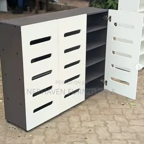 4 By 3ft Shoe Rack – Compact Shoe Cabinet For Organized Storage