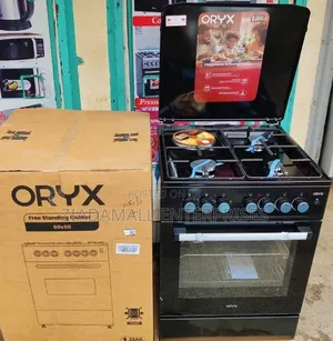 Oryx Cooker 60 by 60 3 Gas +1 Electric,Oryx 60*60 Black