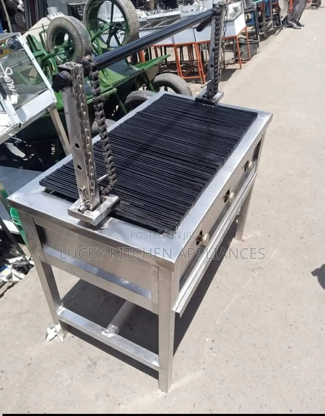 Stainless Steel Heavier Gas Grill.