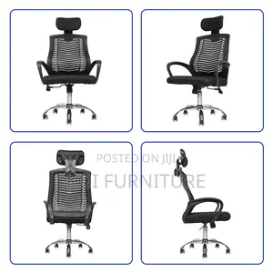 Office Chairs; Ergonomic Headrest Home Office Working Chair