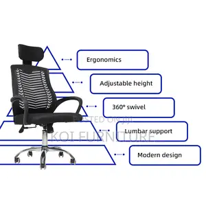 Office Chairs; Ergonomic Headrest Home Office Working Chair