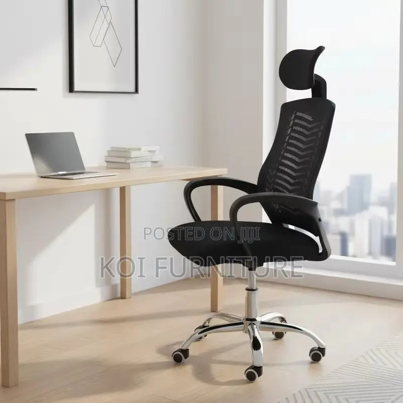 Office Chairs; Ergonomic Headrest Home Office Working Chair