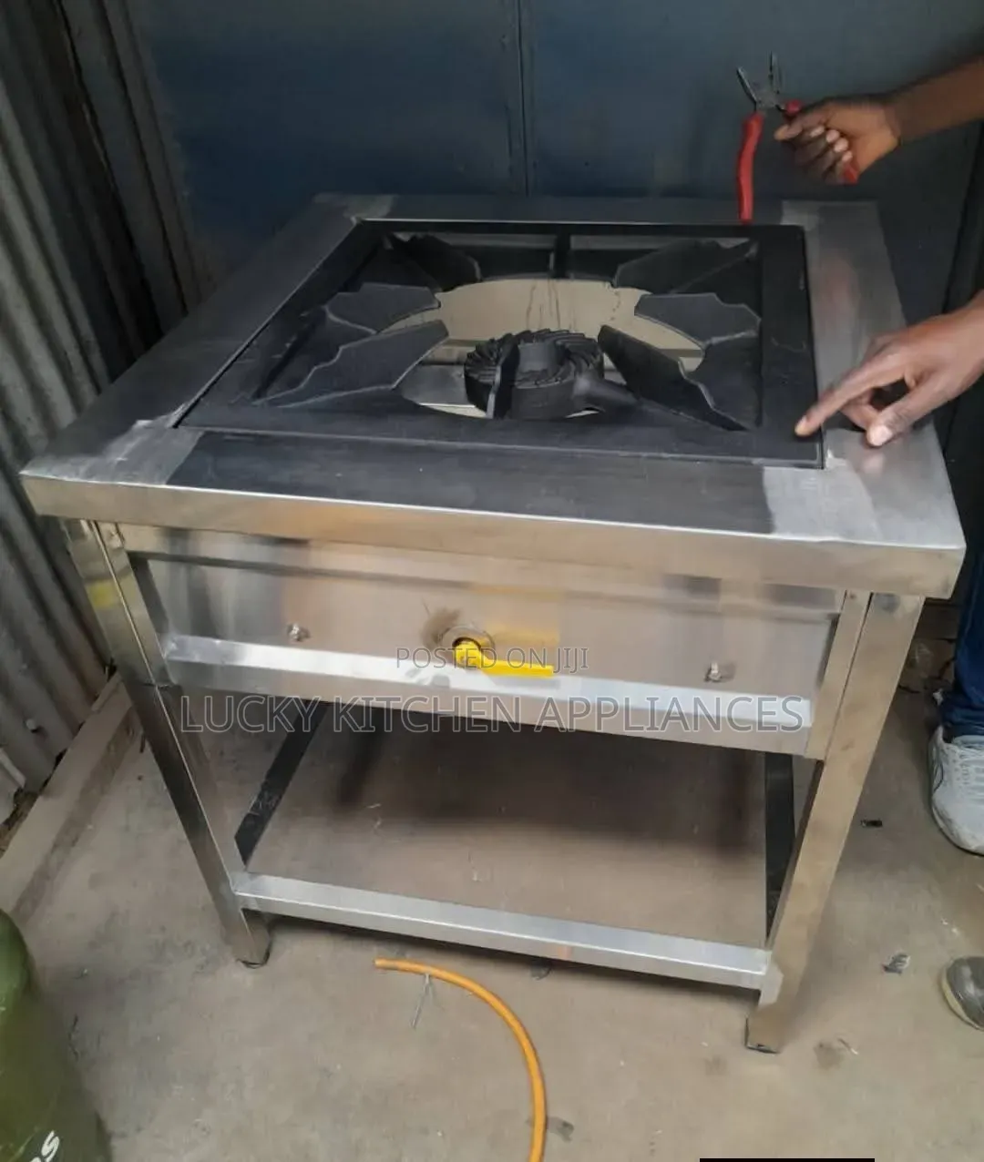 Stainless Steel Single High Pressure Quality Gas Burner.
