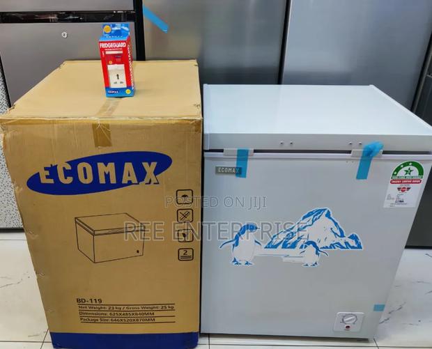 *Ecomax Freezer 119litres *
With Free Fridge Guard