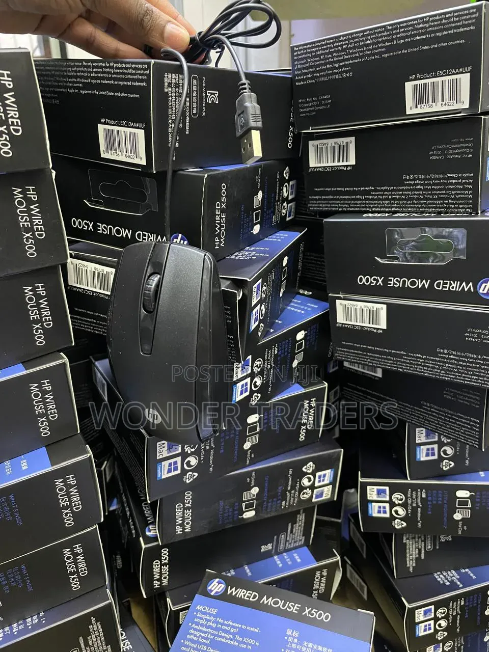 X500 Hp Wired Mouse