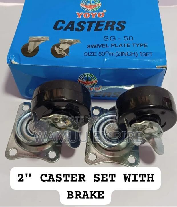 Yoyo Brand Sg-50 Swivel Plate Caster Wheels