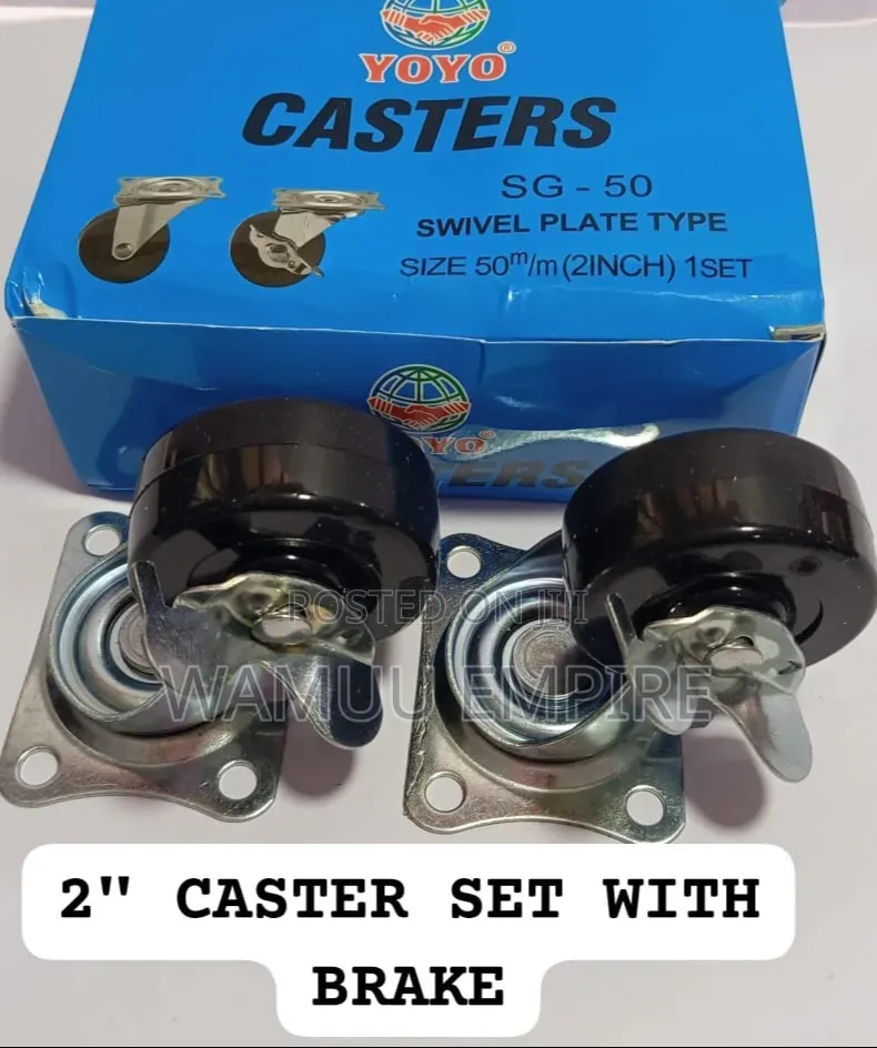 Yoyo Brand Sg-50 Swivel Plate Caster Wheels