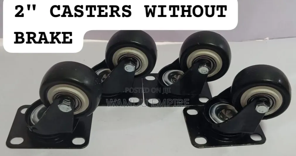 2-inch Heavy-duty Swivel Caster Wheels Without Brakes