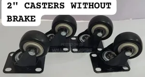 2-inch Heavy-duty Swivel Caster Wheels Without Brakes