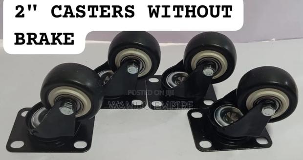 2-inch Heavy-duty Swivel Caster Wheels Without Brakes