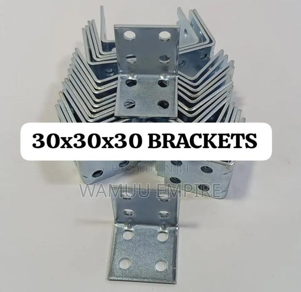 30x30x30 Mm Galvanized Steel Corner Brackets/ L-brackets