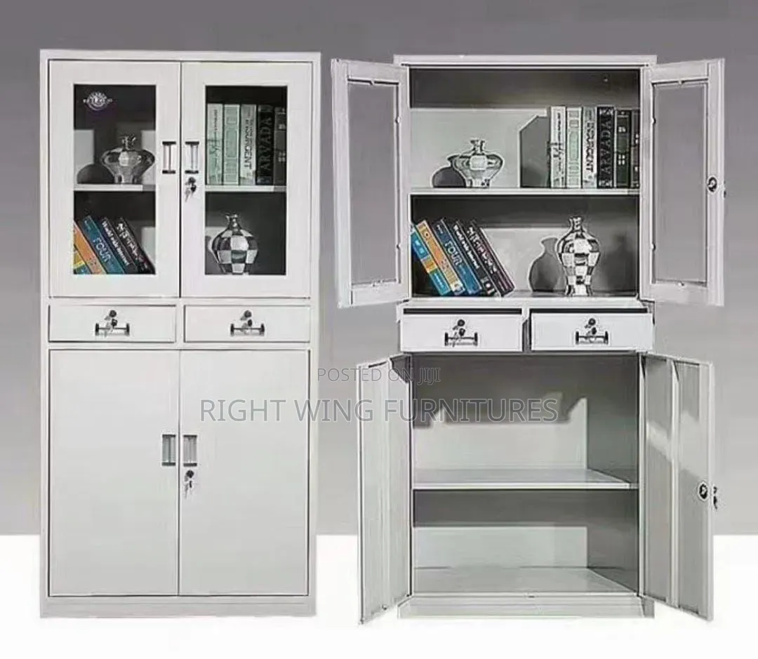 Glass Doors Filing Office Cabinet