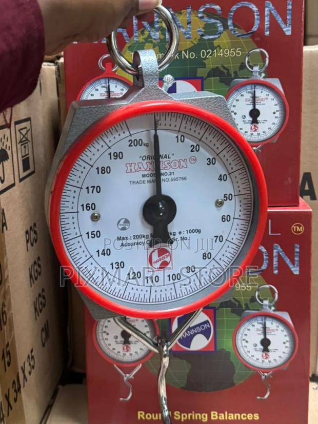 Hanson 200kg Heavy Duty Hanging Weighing Scale