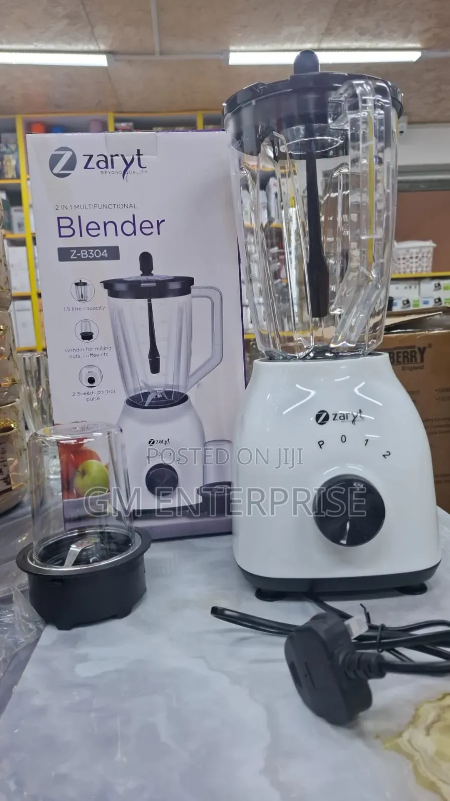 Zaryt 2 in 1 Blender
1.5 LTRS