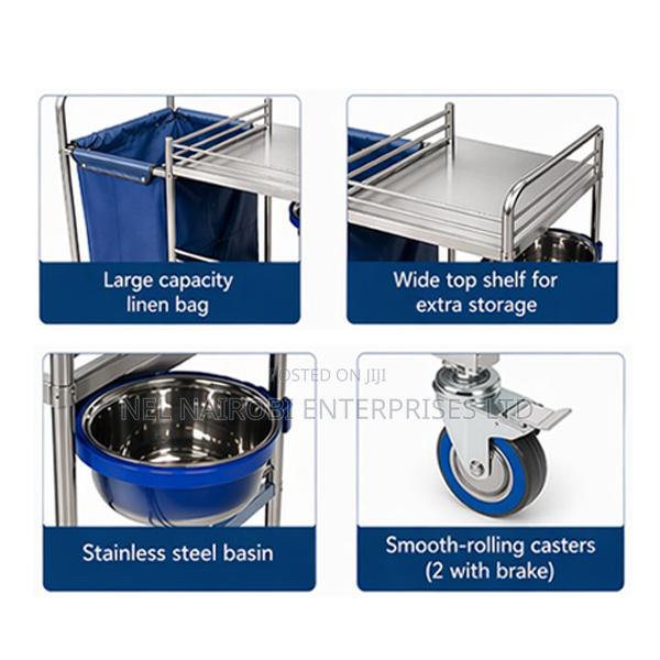 Medical Linen Trolley - thumbnail 2