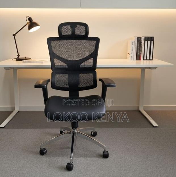 Office Chair; Mesh Executive High Back Ergonomic Office Chair - thumbnail 3
