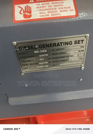 30kva/24kw Hisaki Three Phase Silent Generator