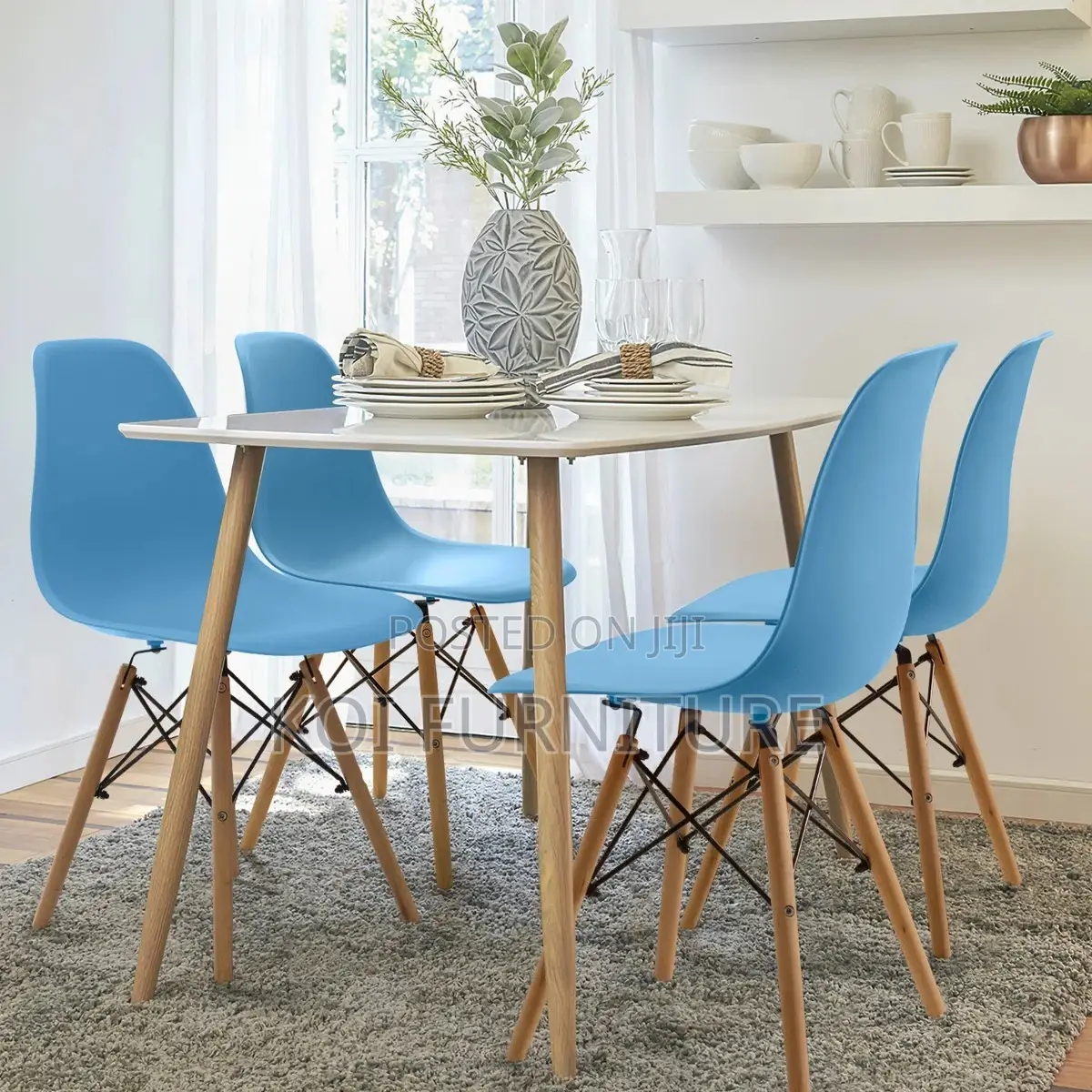 Dining Chairs; Modern Style Outdoor Studio Eames Chairs