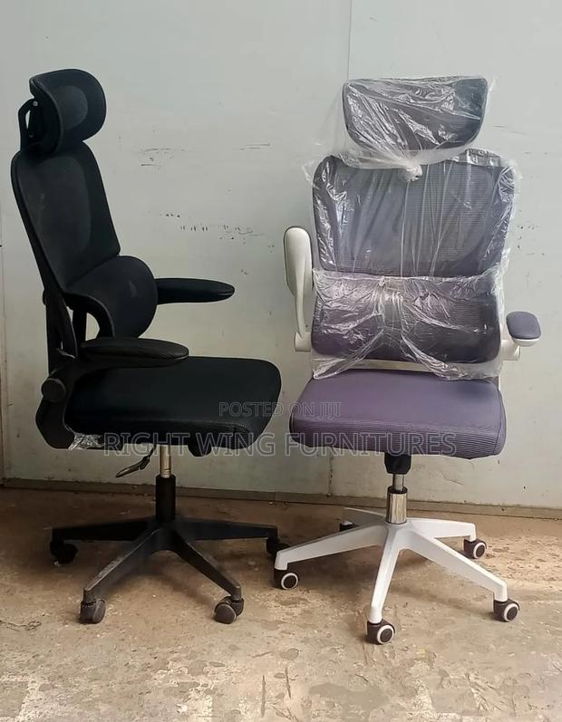 High Back Folding Hands Office Chair With Headrest - main view