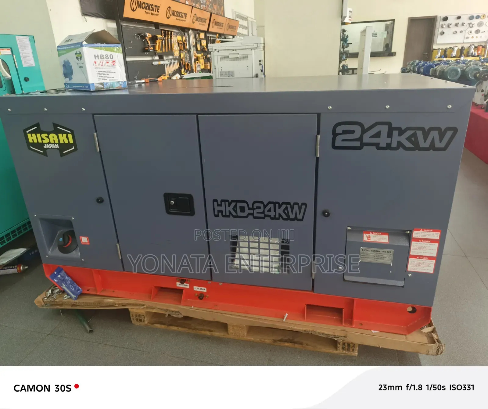 30kva Hisaki Silent Diesel Automatic Three Phase Generator